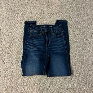 AMERICAN EAGLE JEANS👖• high rise jegging• size 00Regular•perfect condition!!